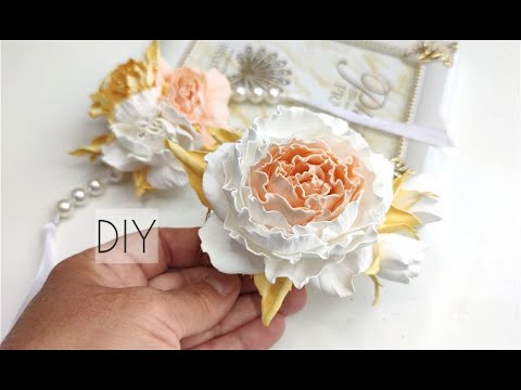 Видео: МК/DIY 😍😍😍 НЕВЕРОЯТНО красивые ЦВЕТЫ из ФОАМИРАНА /БЕЗ МОЛДОВ и ШАБЛОНОВ