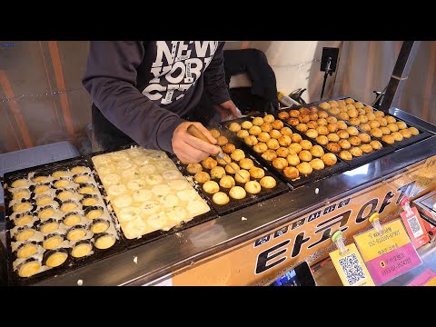 Видео: Быстрая скорость! Мастер переворачивания такояки одной рукой!