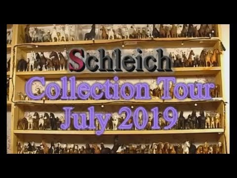 Видео: Моя коллекция лошадей Schleich (шляйх обзор) | Schleich Collection Tour July 2019