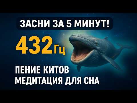 Видео: ПЕНИЕ КИТОВ на частоте 432 ГЦ: успокаивающая медитация и глубокое расслабление