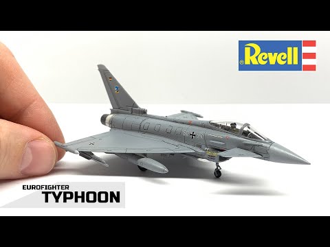 Видео: Сборная модель Eurofighter TYPHOON (Revell) 1:144 | Сборка и окраска