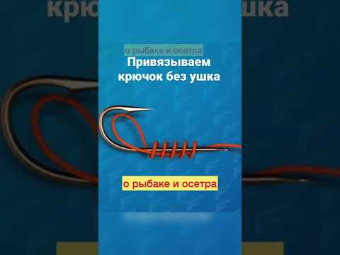 Видео: Привязываем крючок без ушка