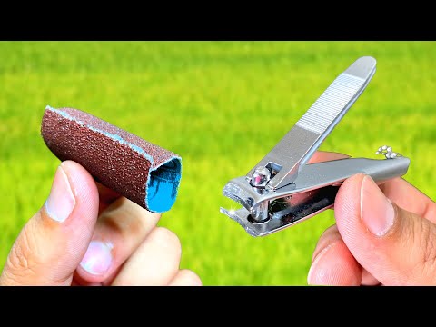 Видео: Как заточить кусачки для ногтей!! Удивительный метод!! Бритва Острая