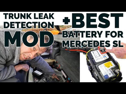 Видео: Mercedes SL Лучший мод аккумулятора и багажника с утечкой