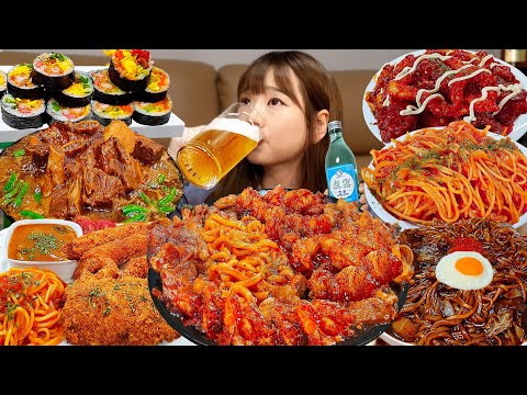 Видео: Sub)Real Mukbang- 12 легендарных видео 2023 года 👩🏻‍🍳 Острая лапша, курица, говяжьи кишки 🔥 ASMR