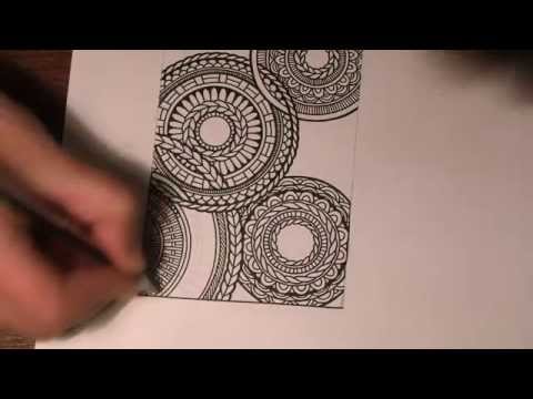 Видео: Рисунок и рамка. Дудлинг и пирография./Doodle and Pyrography.