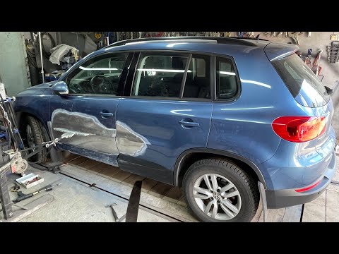 Видео: Volkswagen Tiguan, Рихтовка