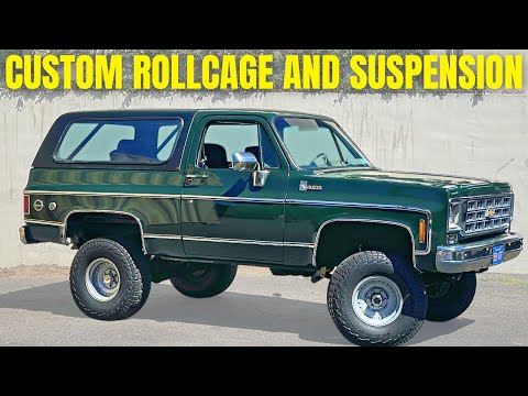 Видео: Установка специального каркаса безопасности и подвески на классический Squarebody Blazer!