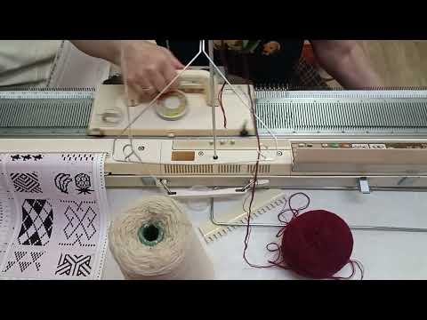 Видео: Японская вязальная машина 5 класса brother KH910