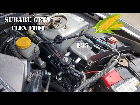 Видео: Subaru получает комплект E Flex Fuel!