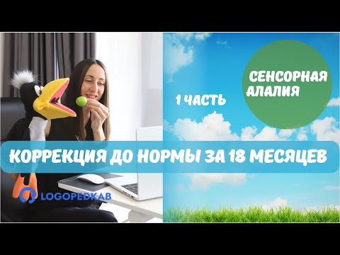 Видео: Сенсорная алалия. Коррекция до нормы за 18 месяцев. 1 часть