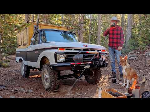 Видео: Грузовик-фургон Inventor Old School Overland Truck с палаткой-кемпером 5" G2, топка для приготовл...