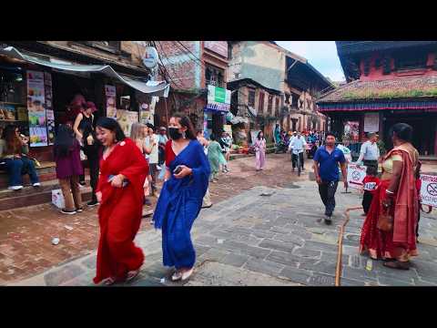 Видео: 🇳🇵Бхактапур, Непал: пешеходная экскурсия в формате 4K с субтитрами
