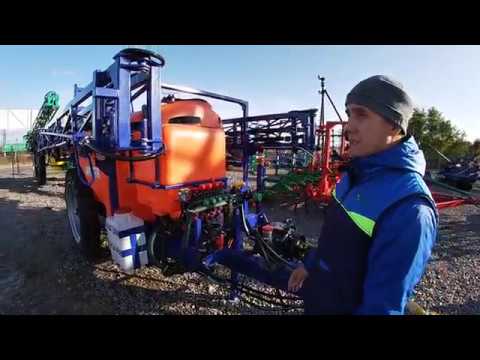 Видео: Опрыскиватель прицепной ОПШ 2500/21м"СД-АГРО"