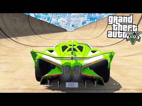 Видео: СПУСК БЕЗ ТОРМОЗОВ НА ЧИТ ТАЧКАХ ПО ТРАМПЛИНУ В ГТА 5 МОДЫ! В GTA 5 ВИДЕО MODS