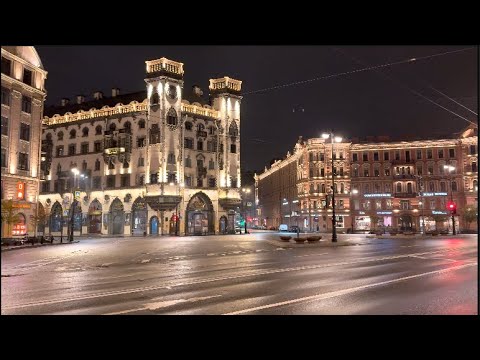 Видео: Пустой Петербург в 5 утра