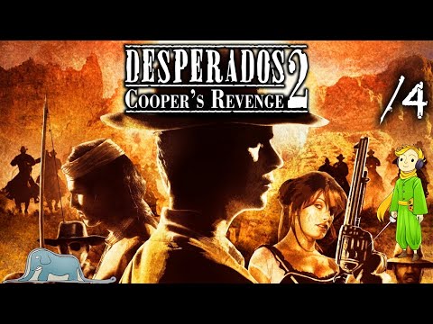 Видео: Прохождение Desperados 2 первый раз с Kwei, ч.4