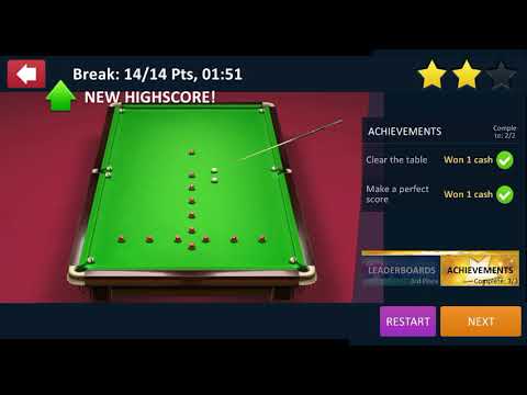 Видео: Snooker Stars. IOS. Прохождение уровней.