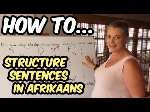 Видео: Как строить предложения на языке африкаанс