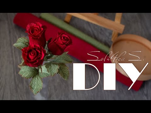 Видео: DIY soli4ka_s Голандська троянда з гофропаперу/ голландская роза с гофробумаги/ crap paper rose