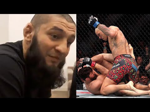 Видео: РЕАКЦИЯ ХАМЗАТА ЧИМАЕВА НА БОЙ ПЕРЕЙРА - АНКАЛАЕВ НА ТУРНИРЕ UFC 320 !