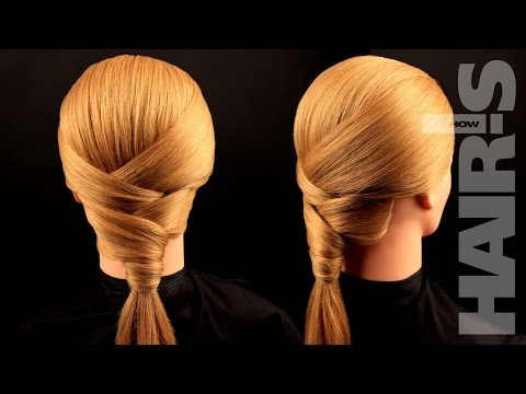 Видео: Делаем прическу «Лилия» с оригинальным плетением - видеоурок (мастер-класс) Hair’s How