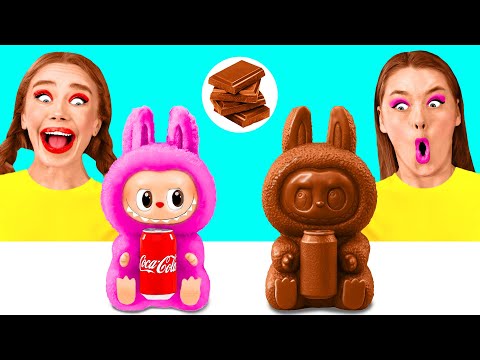 Видео: Челлендж. Шоколадная Еда vs Настоящая еда | Удивительные Кухонные Рецепты от BaRaDa Best