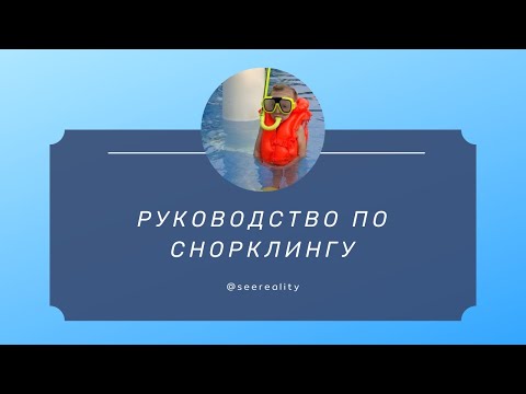 Видео: Снорклинг для начинающих | Инструктаж по плаванию с маской и трубкой.