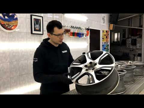 Видео: Реставрация колёсных дисков Volvo