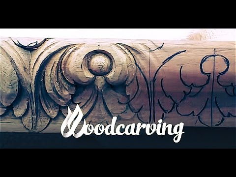Видео: Carved Cornices and Curbs  ►► Timelapse Резьба по дереву Резной карниз