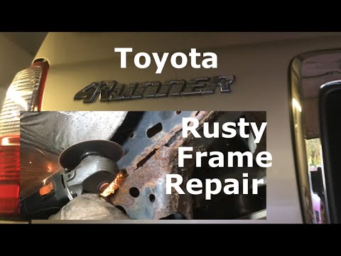 Видео: Ремонт ржавой рамы Toyota 4 Runner