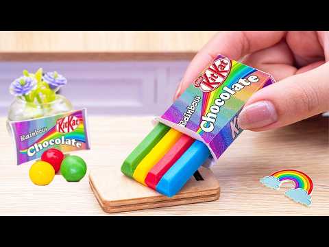 Видео: Сладкий торт «КитКэт» | Восхитительный рецепт мини-торта «Радуга» с шоколадом «КитКэт»