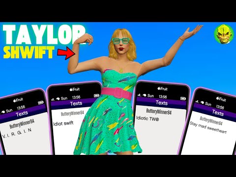 Видео: Троллинг грязных игроков GTA Online от имени Тейлор Свифт