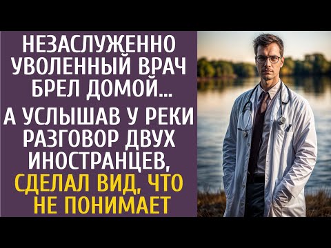 Видео: Незаслуженно уволенный врач брел домой… А услышав у реки двух иностранцев, сделал вид, что не понял…