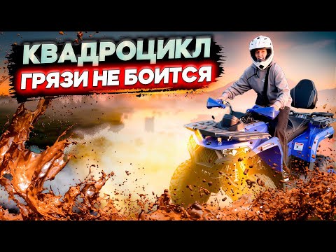 Видео: КВАДРОЦИКЛ SHARMAX HUMMER 320rx проверка на грязь ! 