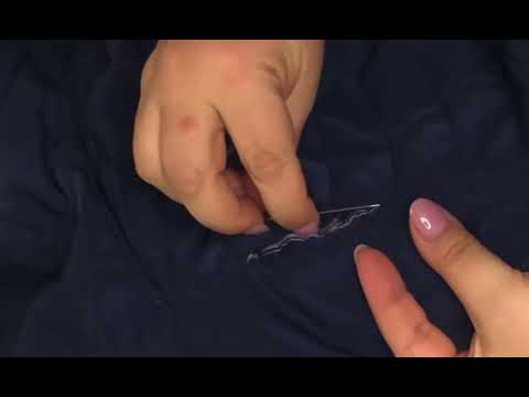 Видео: ✨Как зашить дырку ручным стежком✨Шьём сами✨Ремонт джинс,куртки