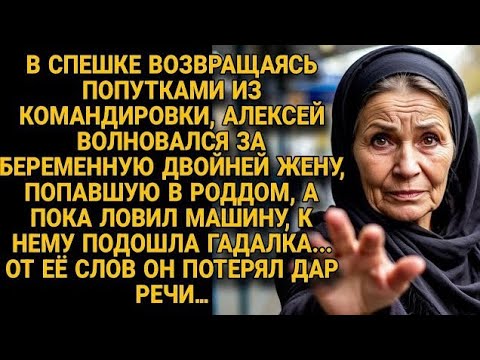 Видео: Алексей спешил к жене в роддом, но слова гадалки изменили всё