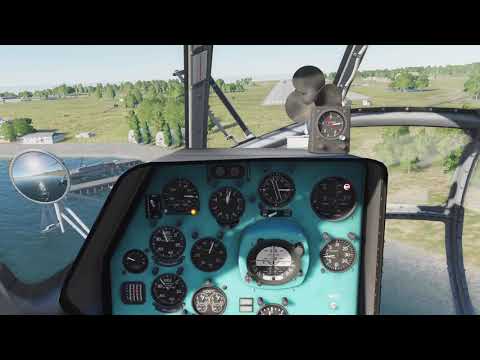 Видео: Отработка посадки на вертолёте ми8МТВ2 в DCS World