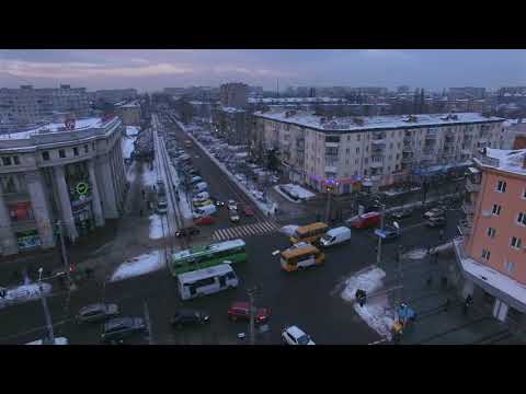 Видео: Зима в Житомирі-2018 з висоти пташиного польоту