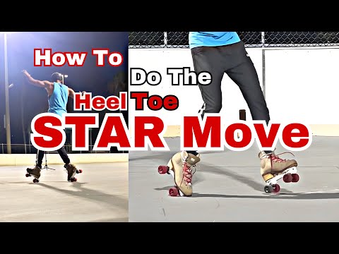 Видео: Звездный ход (вариация «пятка/носок») на роликовых коньках | SK8rFIT U