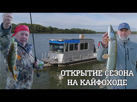 Видео: Хаусбот Кайфоход открывает сезон. Суеверие - судак с первого заброса. Каре ягненка.