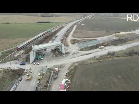 Видео: Моментно състояние на жп реконструкцията при Ихтиман - 26.11.23