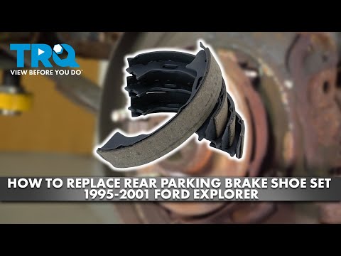 Видео: Как заменить комплект колодок стояночного тормоза на Ford Explorer 1995-2001 годов
