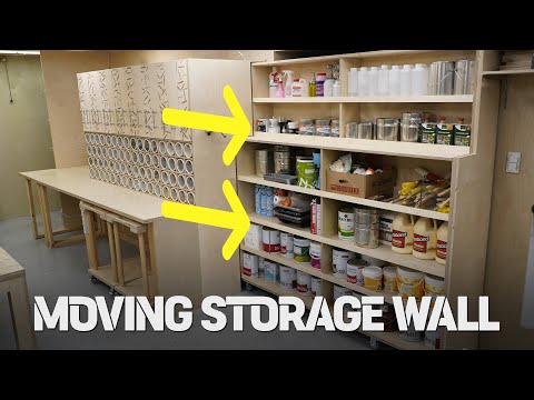 Видео: Скрытый ящик для банки с краской / Организация магазина / DIY / Remake