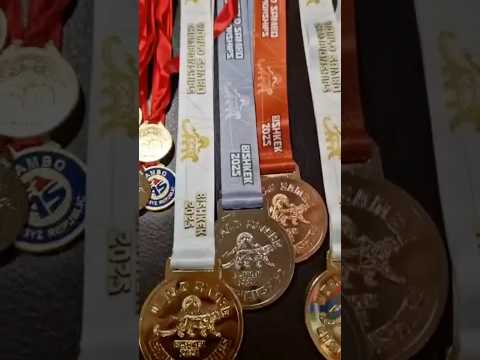 Видео: 🏅 Представлены медали чемпионата мира по самбо 2025 года!🇰🇬