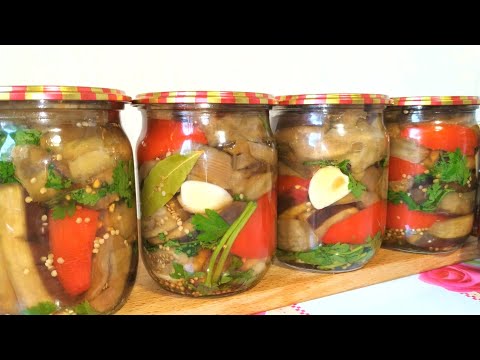 Видео: Маринованные Баклажаны на Зиму! Все будут в Восторге! Самый Вкусный Рецепт!