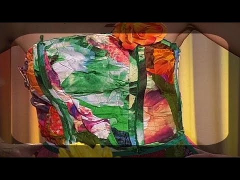 Видео: Лоскутное шитье. Шьем корсет с помощью лент и шнуров. Мастер класс. Татьяна Лазарева