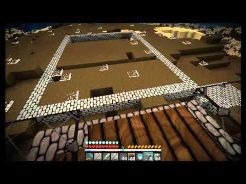 Видео: Выживание в Minecraft, Solar Apocalypse, 16: Строим заповедник 1/2