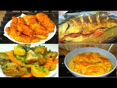 Видео: РЫБА -  4 Безумно Вкусных Рецепта 😋 Один ВКУСНЕЕ другого 👍рыба Хек и Толстолобик