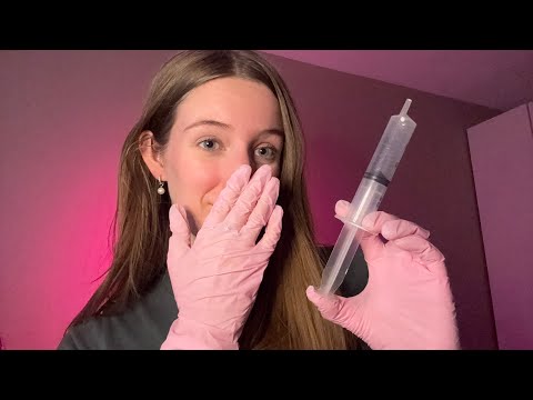 Видео: ASMR схематичная хирургия лица ролевая игра (быстро и агрессивно, перчатки, измерение)